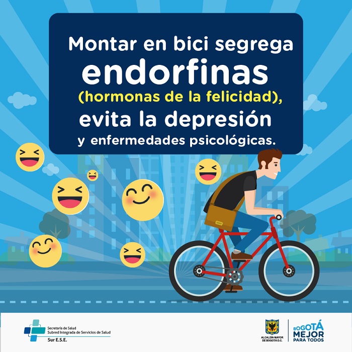 Licuar borroso Tristemente Secretaría Distrital de Salud de Bogotá Semana de la Bicicleta