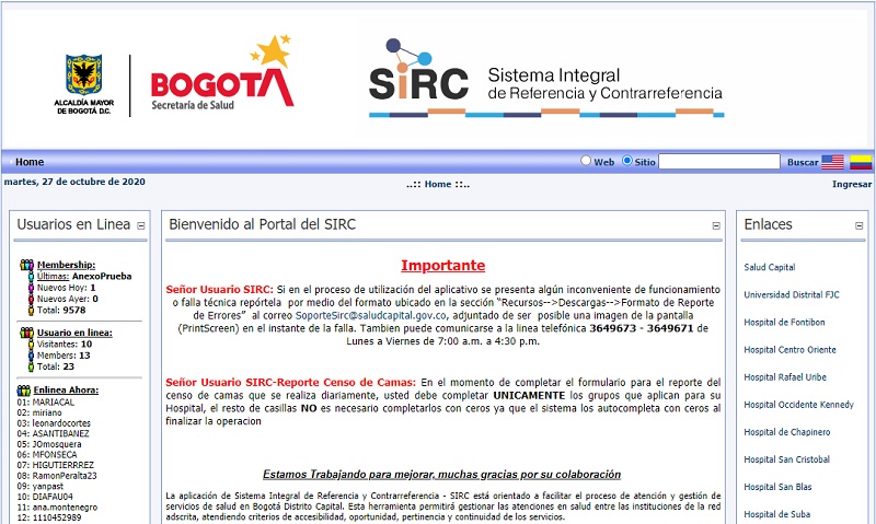 Inicio - SIRC