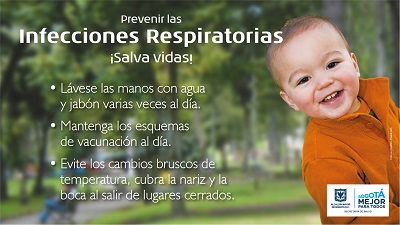 SDS lanza campaña para prevenir infecciones respiratorias en Bogotá