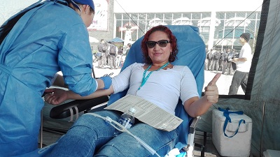 Distrito se une al día mundial del donante de sangre