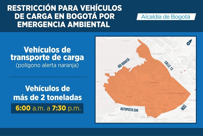 Restricción Vehículos de Carga Bogotá