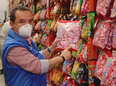 Secretaría de Salud ha decomisado más de 500 kilos de dulces