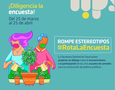 Bogotá realiza primera encuesta cannábica