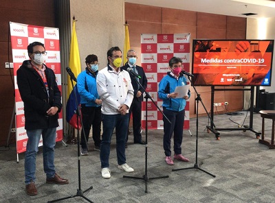 Nuevas medidas para enfrentar tercer pico de la pandemia en Bogotá