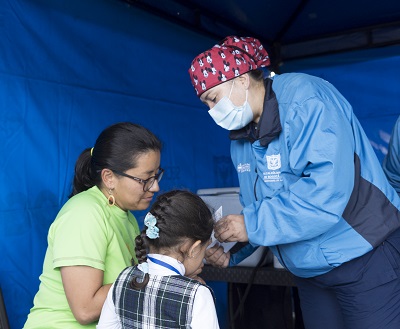 Gran jornada de vacunación en más de 26 centros comerciales de Bogotá