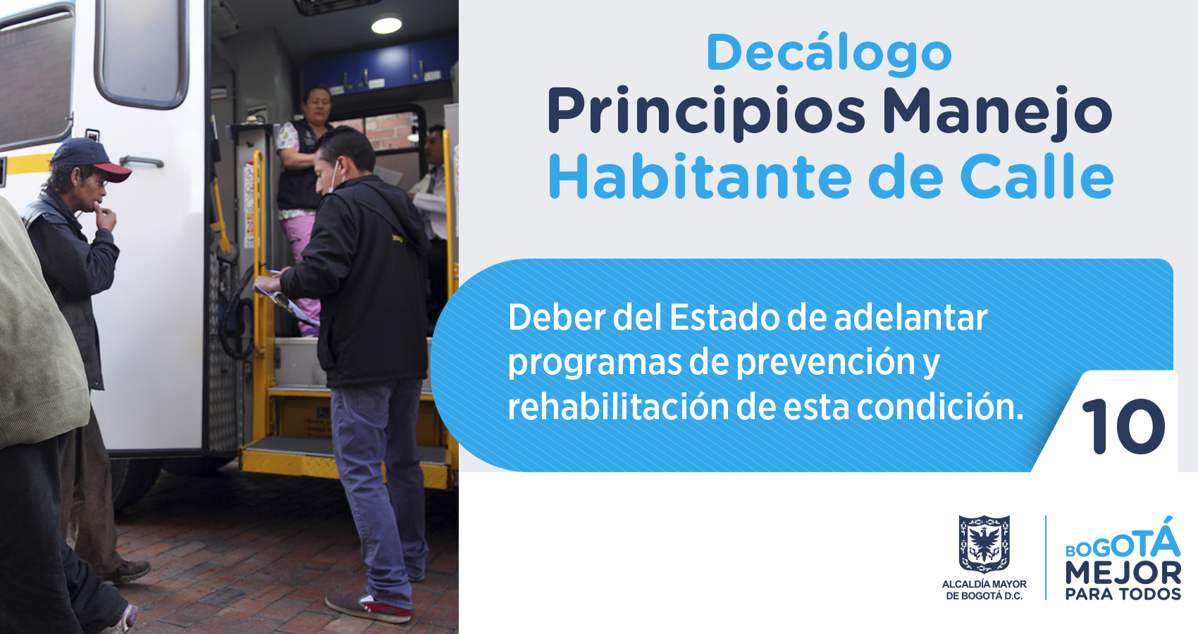 Decálogo de manejo de Habitantes de Calle
