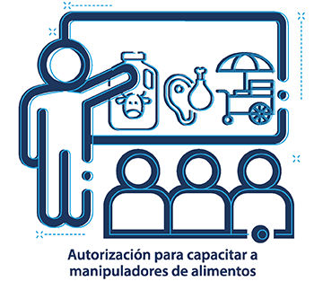 Autorización para capacitar a manipuladores de alimentos