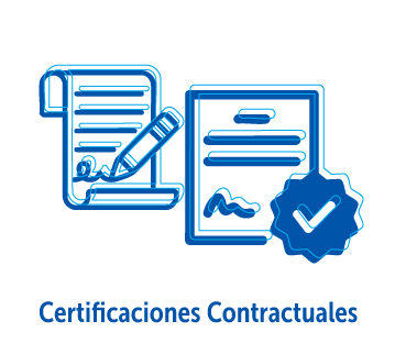 Certificaciones contractuales