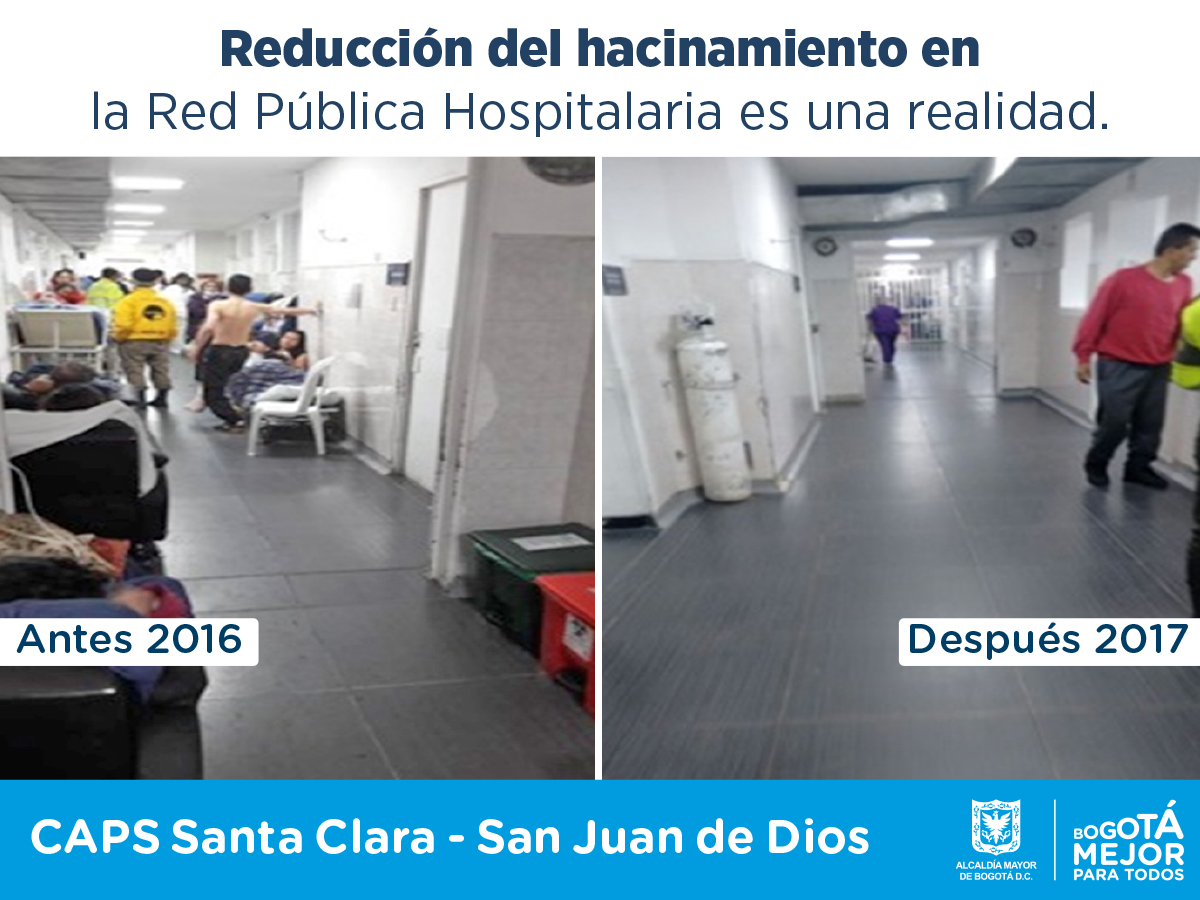 Reducción de hacinamiento en los Hospitales