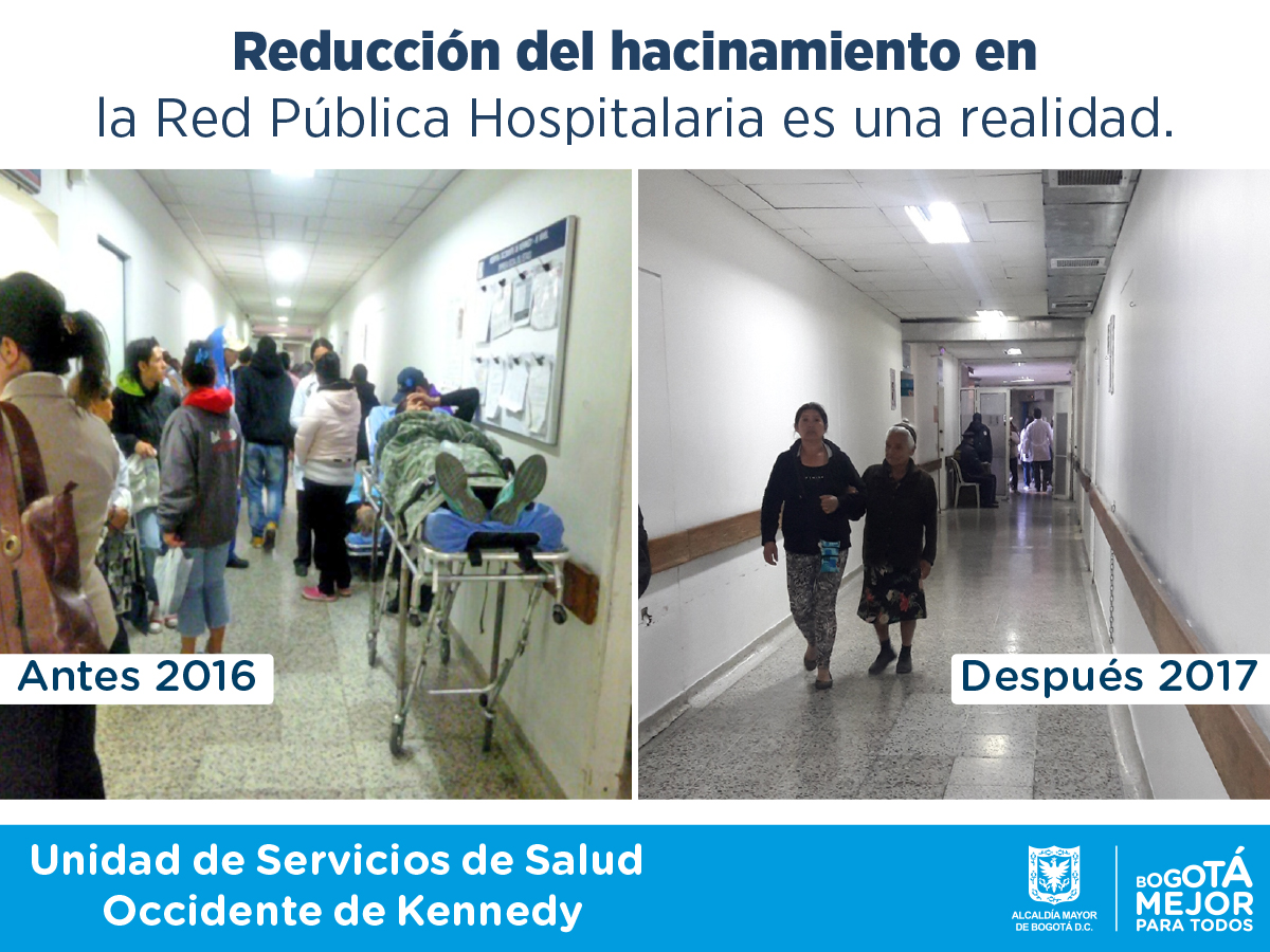 Reducción de hacinamiento en los Hospitales
