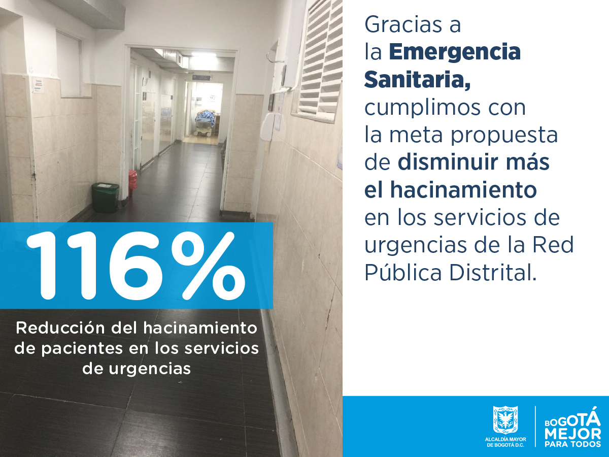 Reducción de hacinamiento en los Hospitales