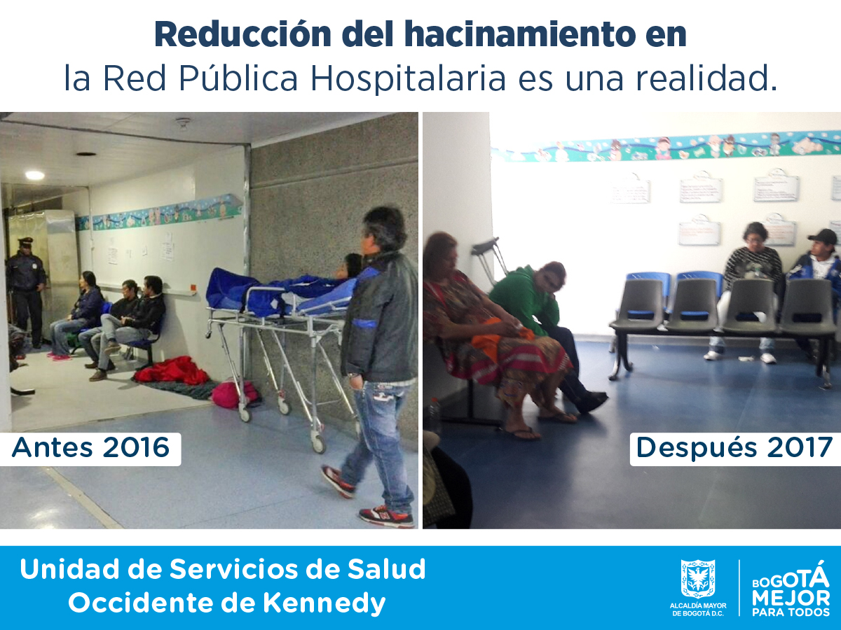 Reducción de hacinamiento en los Hospitales
