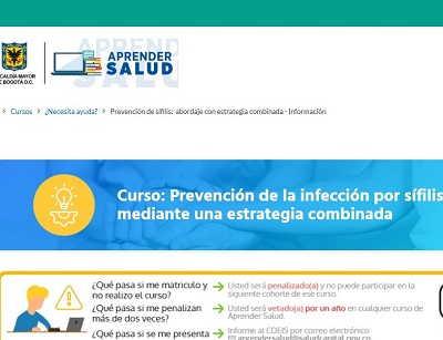 Distrito ha certificado a más de 180.000 personas con cursos virtuales en salud