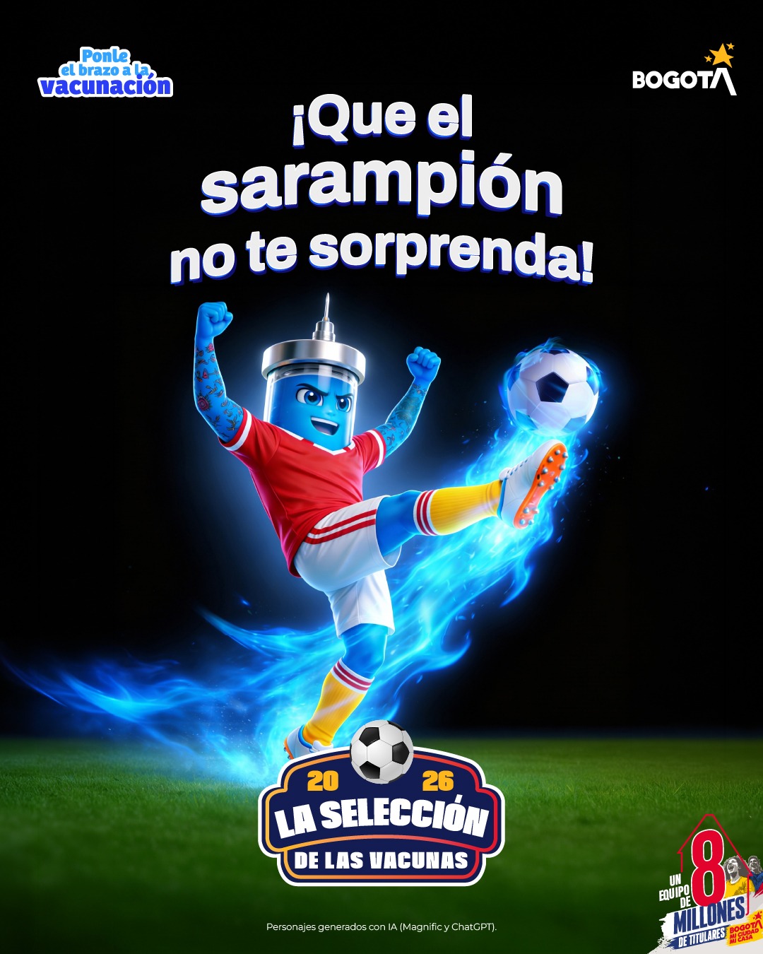 Bogotá intensifica la vigilancia por sarampión tras el regreso de viajeros internacionales de la Copa Mundial de la FIFA 2026​