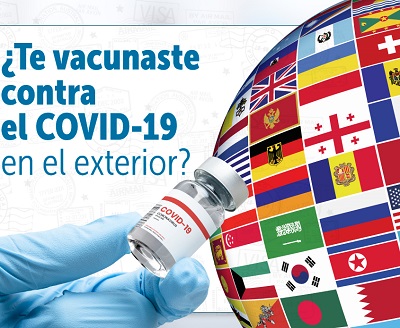 Vacunados en el exterior pueden reportarse ante la Secretaría de Salud