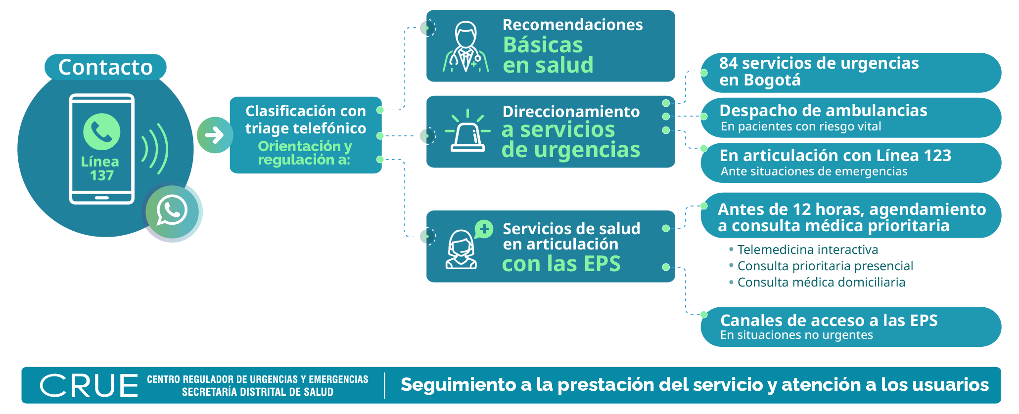 Organigrama Línea 137 – Cómo funciona