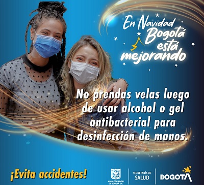 Bogotá llama a no usar pólvora y a acudir a los servicios de salud en caso de lesiones
